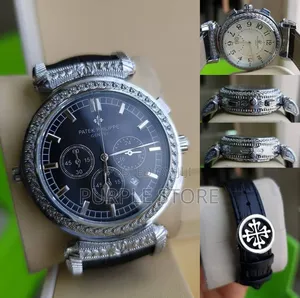 Patek Philippedoublefacechronograph Leather Watch