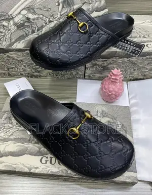 Original Gucci Leather Half Shoes