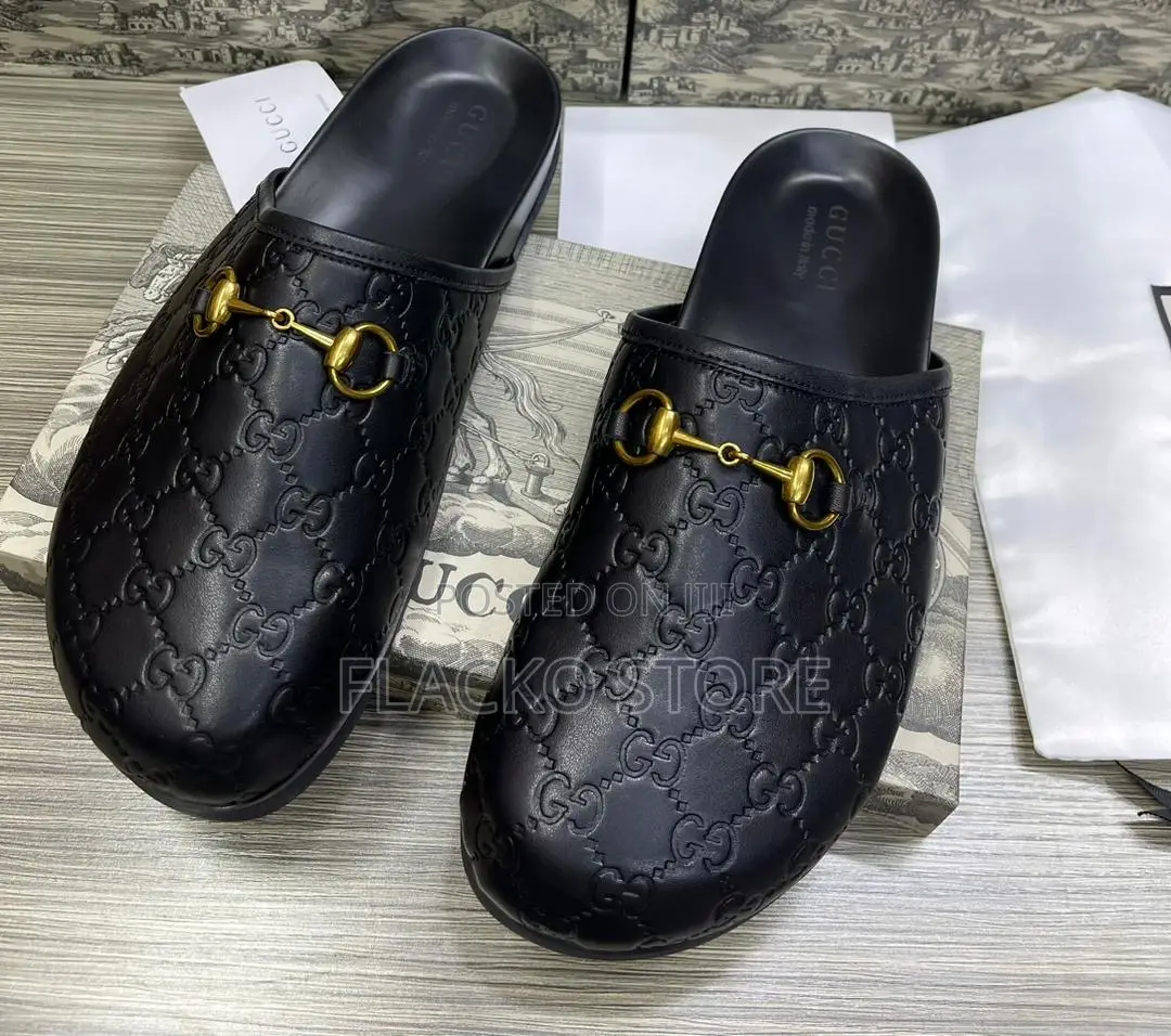 Original Gucci Leather Half Shoes