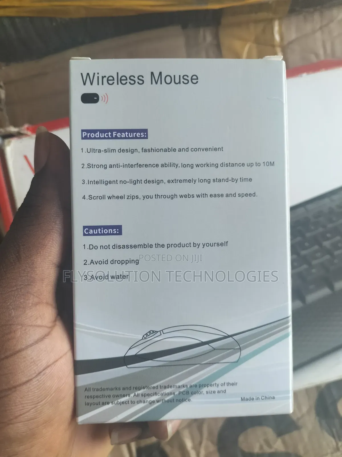 Wireless Bluetooth Rechargeable Mouse for Laptop Notebook