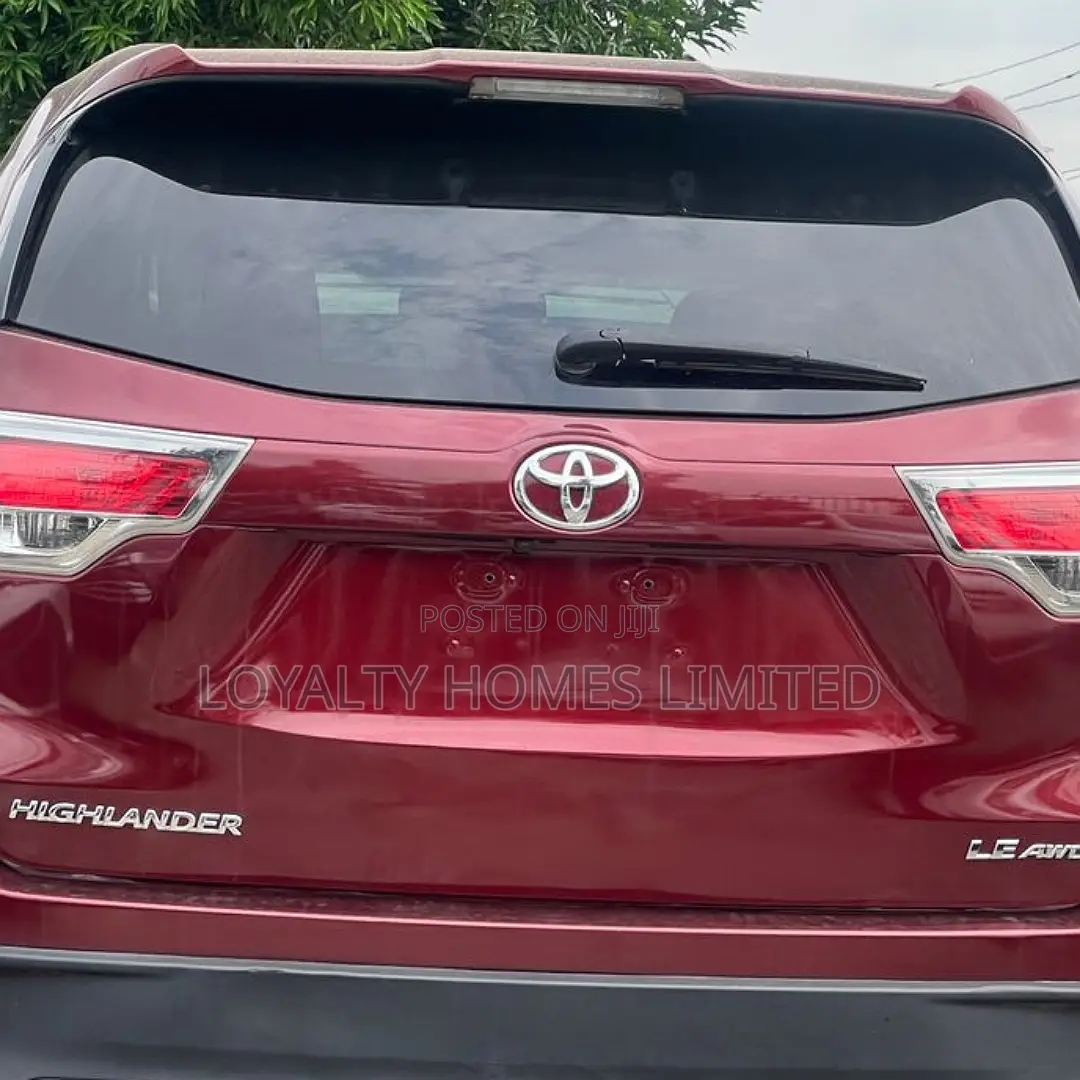 Toyota Highlander 2016 Red in Ikeja - Cars, Loyalty Homes Limited | Jiji.ng
