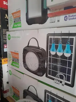 Dp 12000mah Multifunctional Solar Light Kit-3bulbs Usb Port