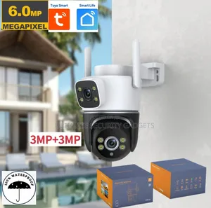 Wi-Fi Tuya Smart PTZ Dual Lens Waterproof Camera