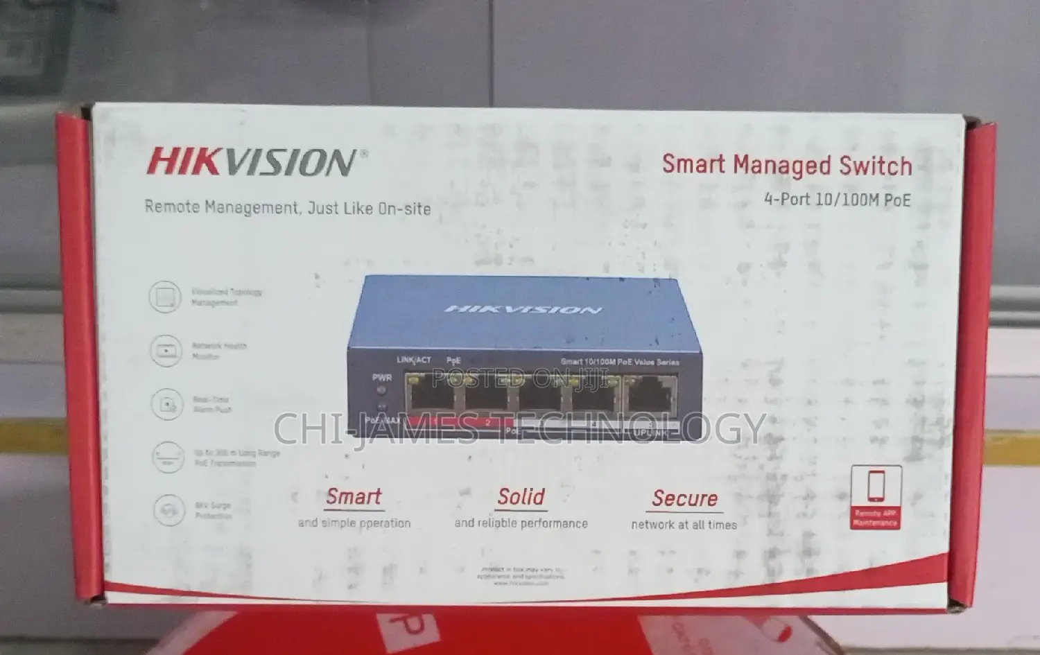 Hikvision 4 Port Smart Managed Switch