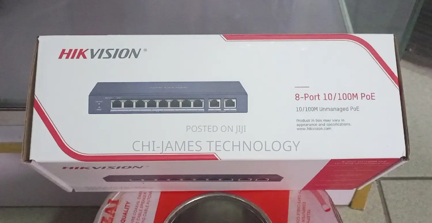 Hikvision 8 Port Unmanaged Poe Switch