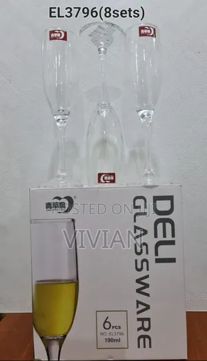 6pcs Champagne Glass Cup