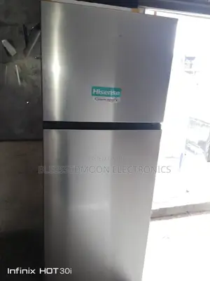 Hisense Inverter Standing Fridge Double Door 3 Years Garanty