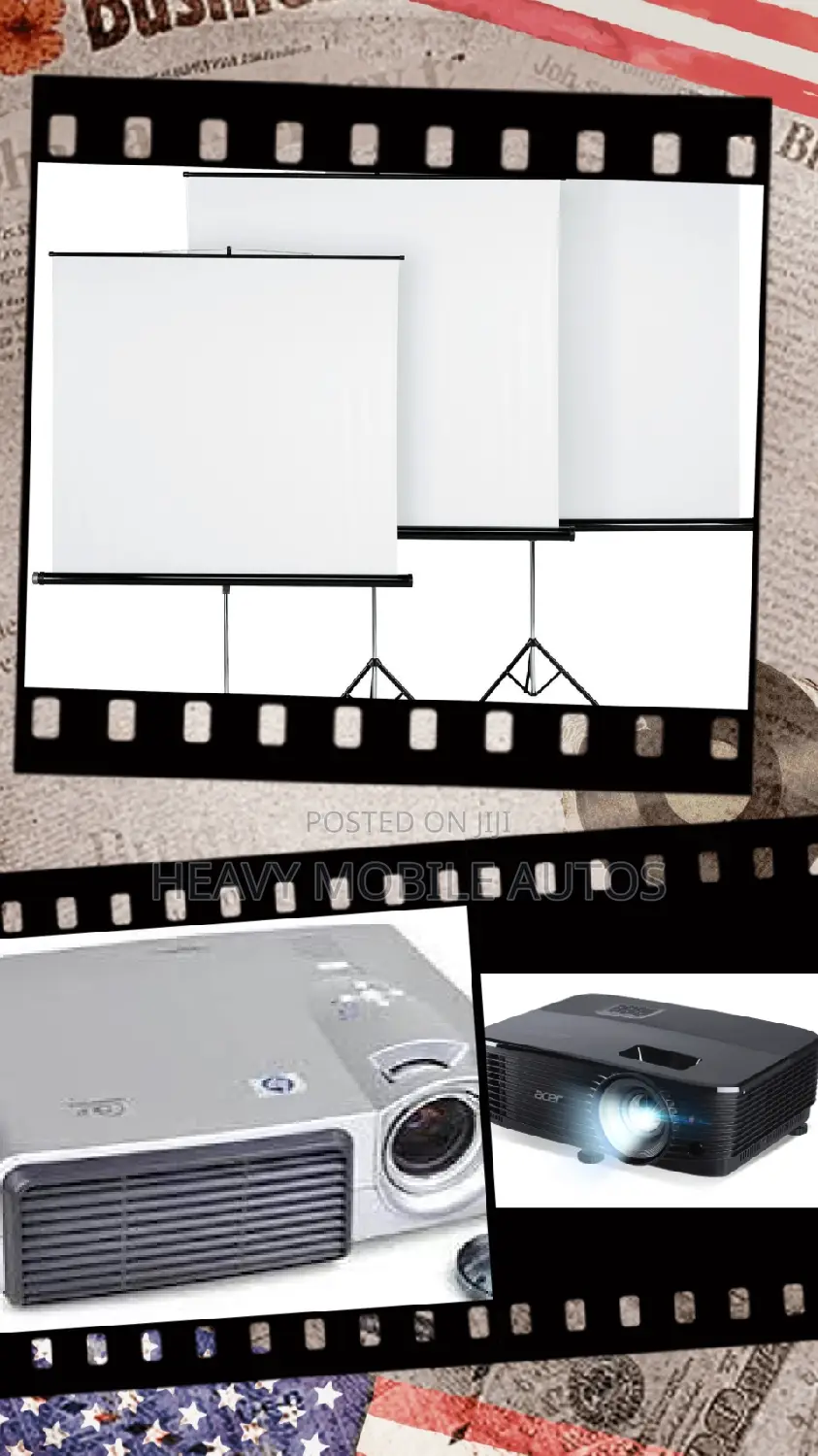Hire/Rent Projector and Screen