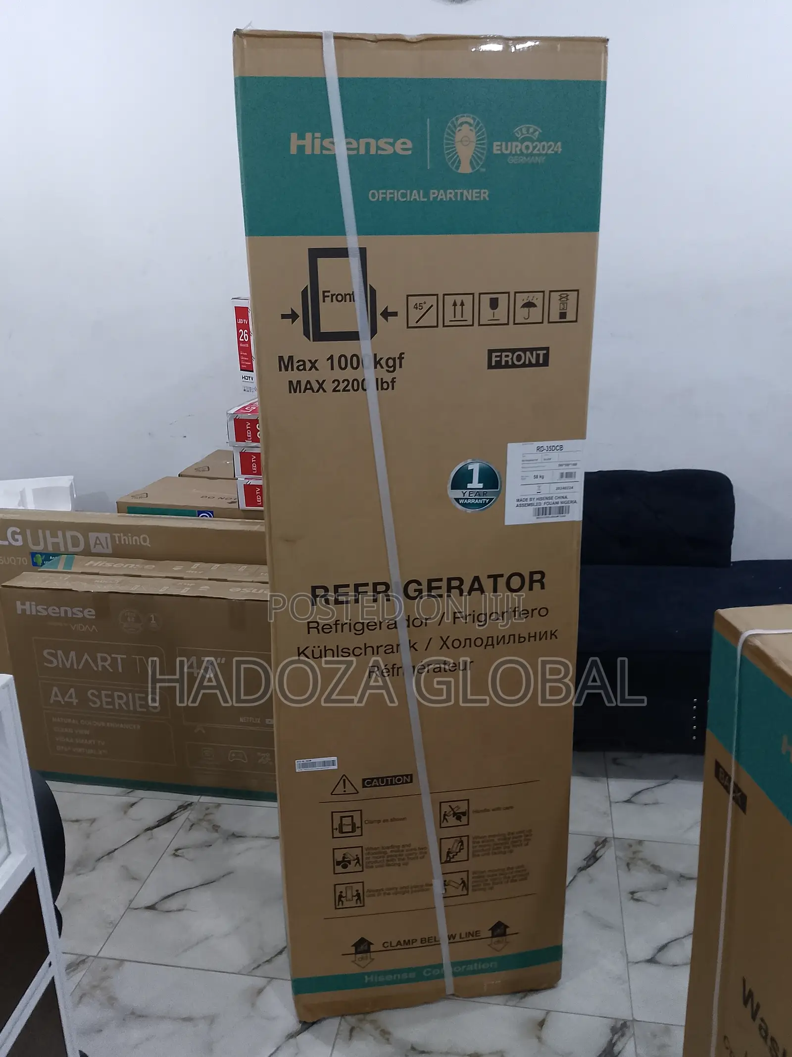 New Hisense Refrigerator 264L (Quality)
