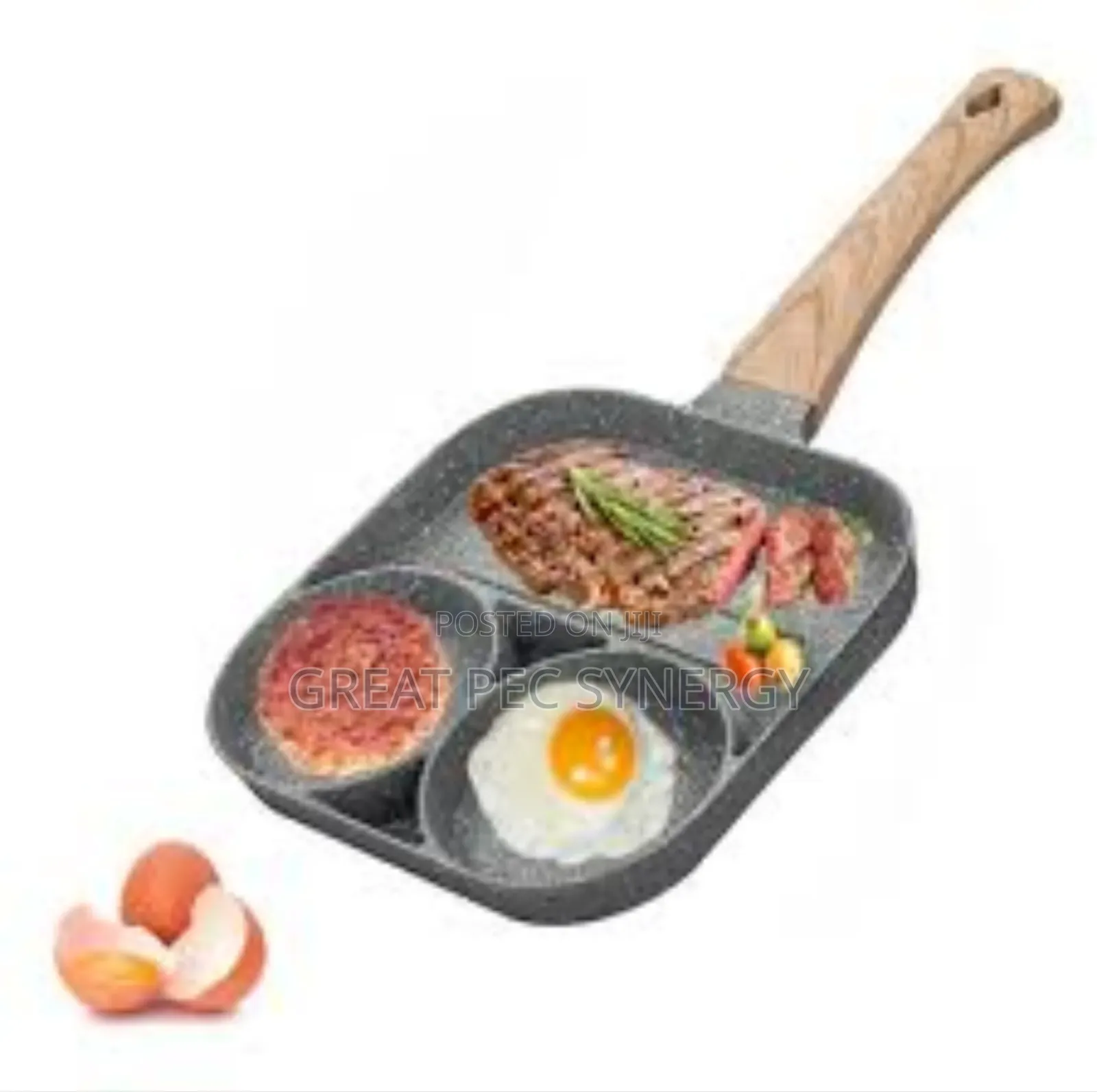 3 Holes Frying Pan