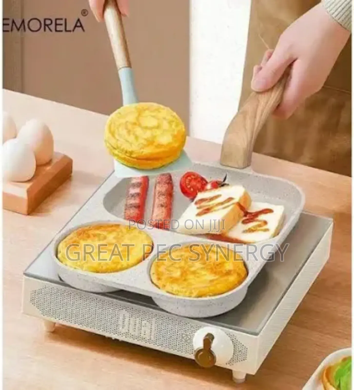 3 Holes Frying Pan