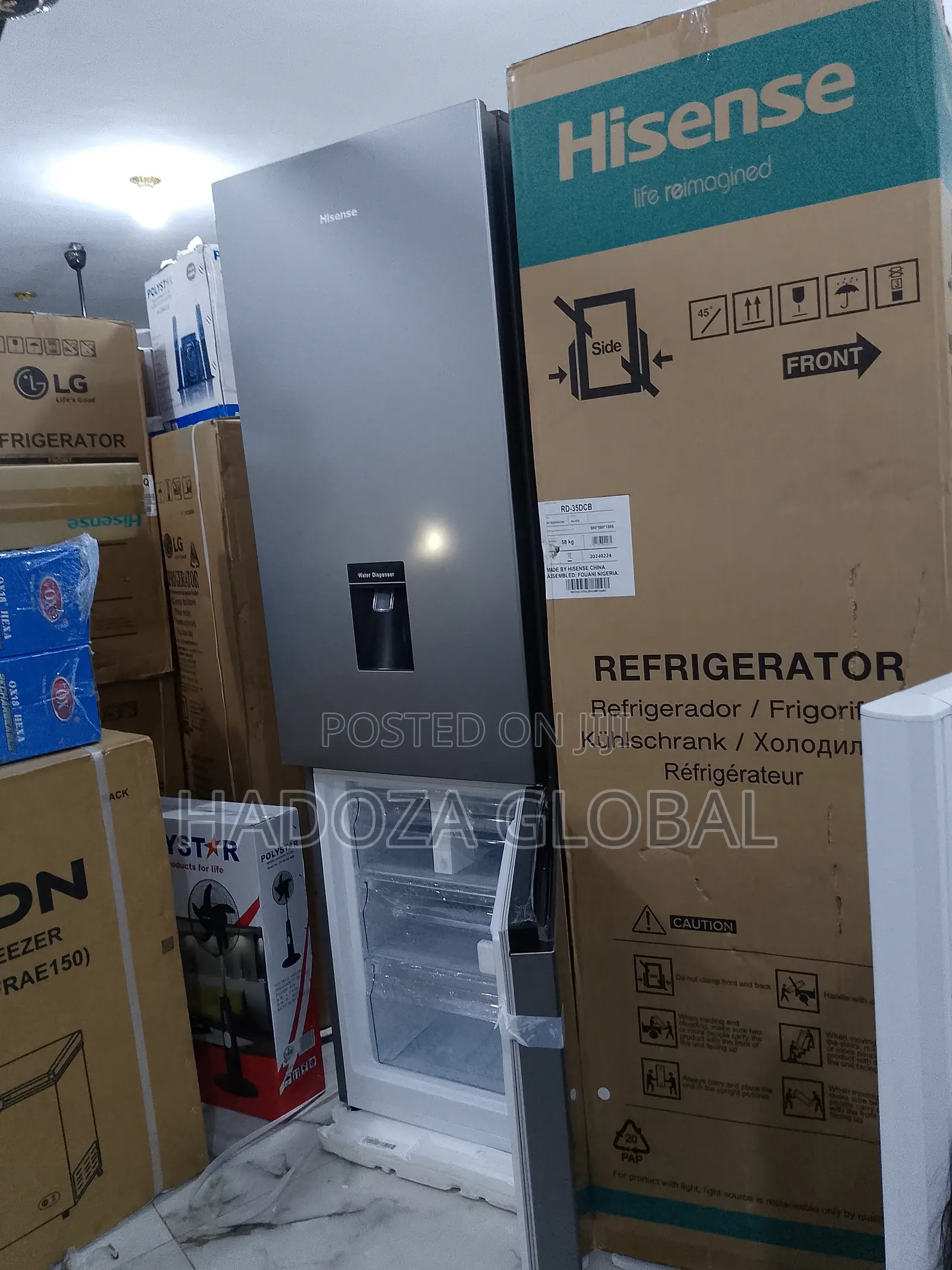 Hisense 35dcb-Rd Bramd New Refrigerator