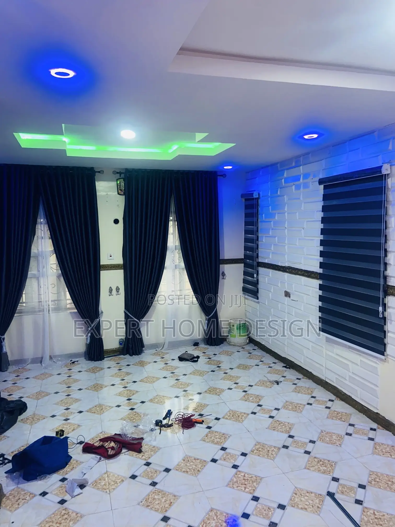 Quality American Grey Curtains and Window Blinds