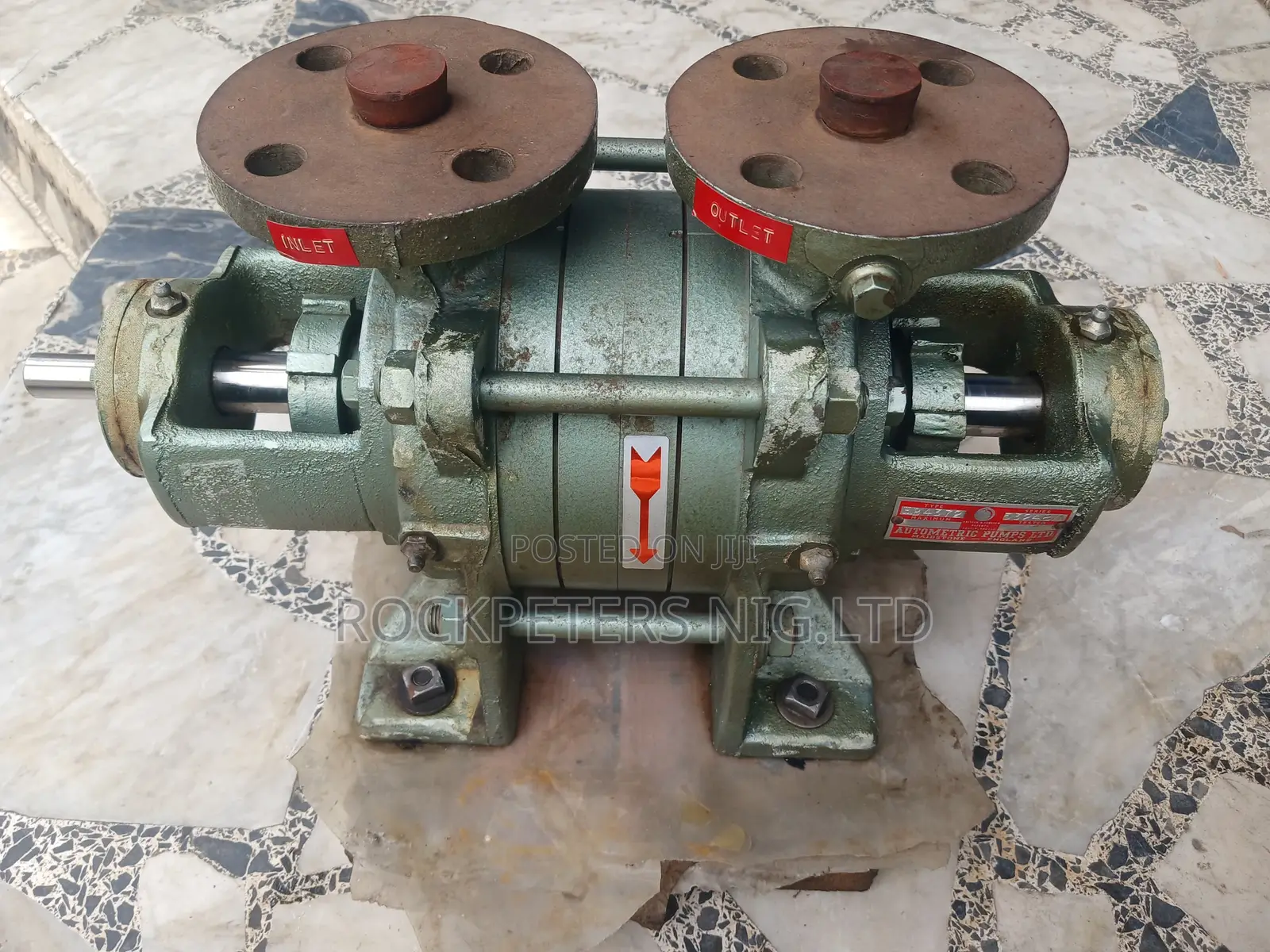 Autometric Bb437 Two-Stage Liquid Ring Vacuum Pump