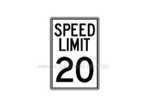 20mph Speed Limit Traffic Sign