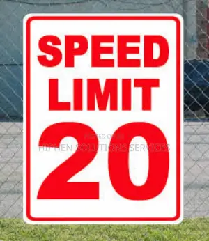 20mph Speed Limit Traffic Sign