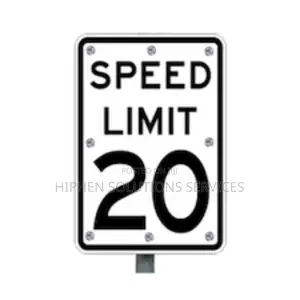 20 Mph Speed Limit Road Traffic Sign