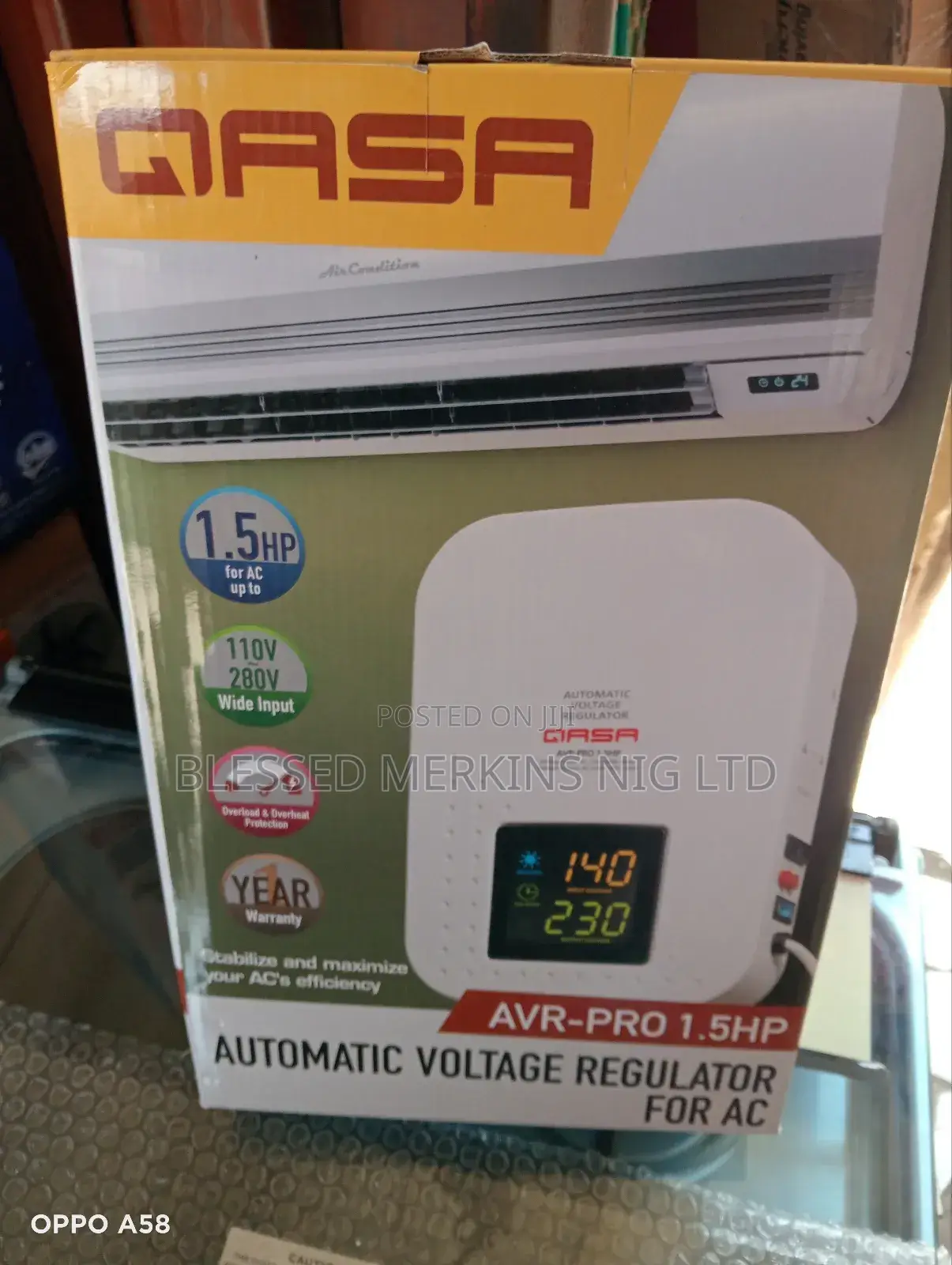 Qasa Wall Mount Stablizer 2kva