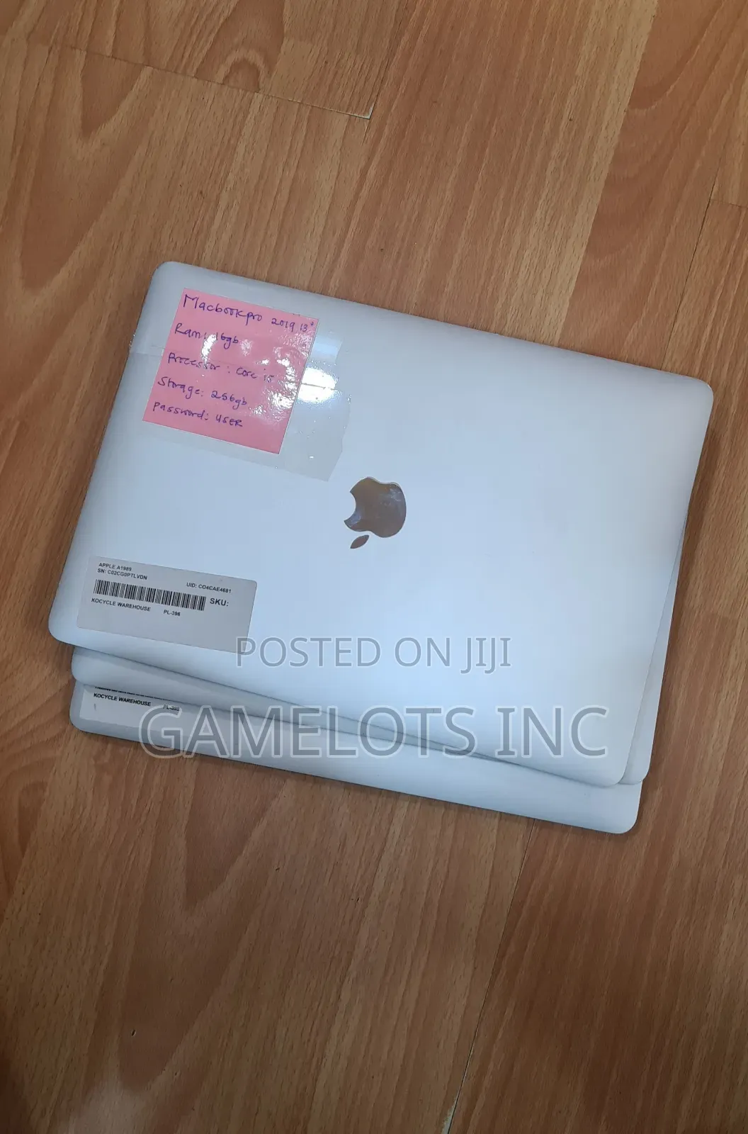 Laptop Apple MacBook Pro 2019 16GB Intel Core i5 SSD 256GB