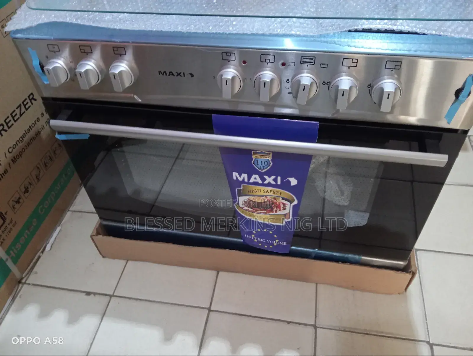 Maxi Gas Cooker 6 Burners
