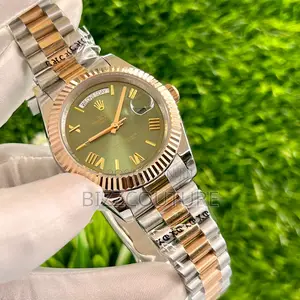 Original Rolex Oyster Perpetual Gold Mix Silver Chain Watch