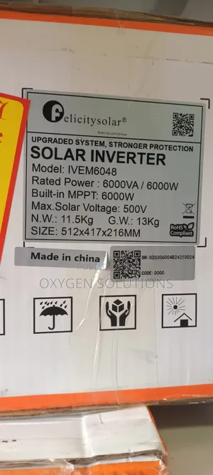 6kva 48v Ivem Felicity Inverter