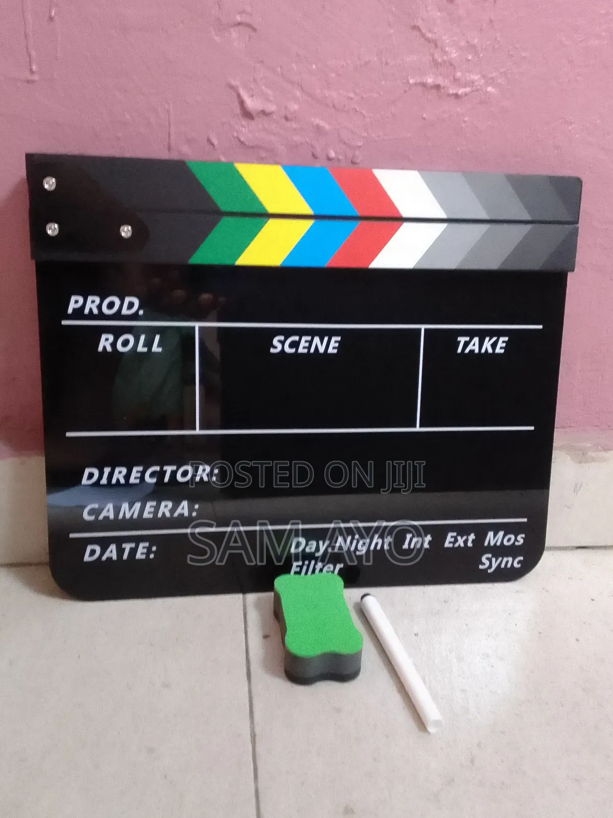 Acrylic Clapper Board