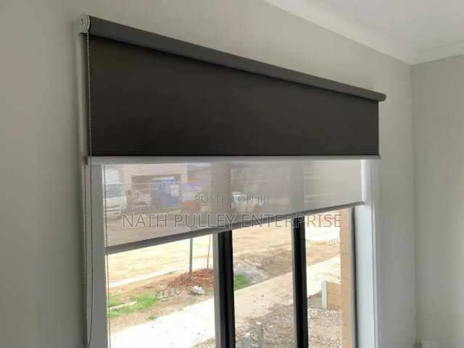 Double Open Rail Blinds