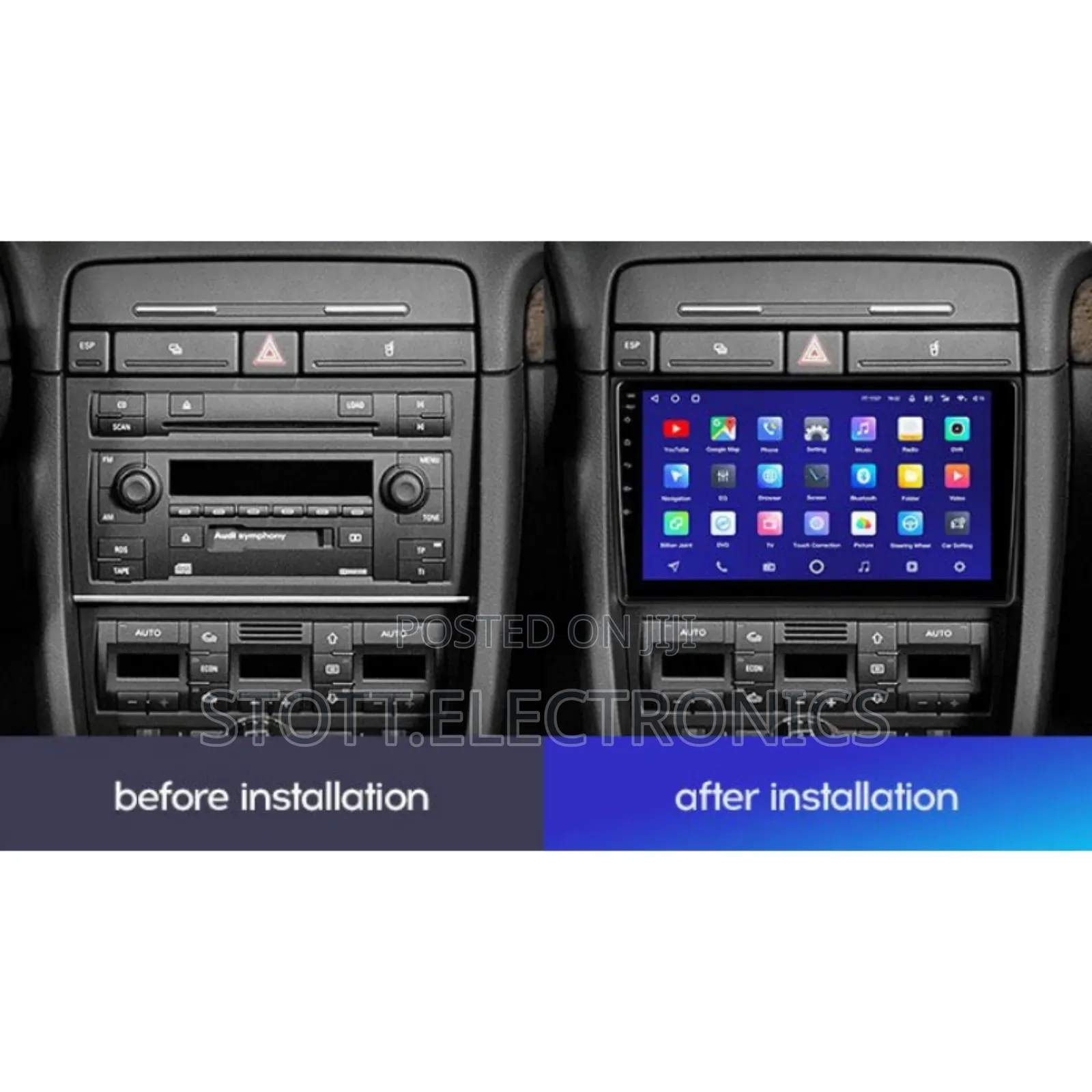 Audi A4 Car Android GPS Navigation System