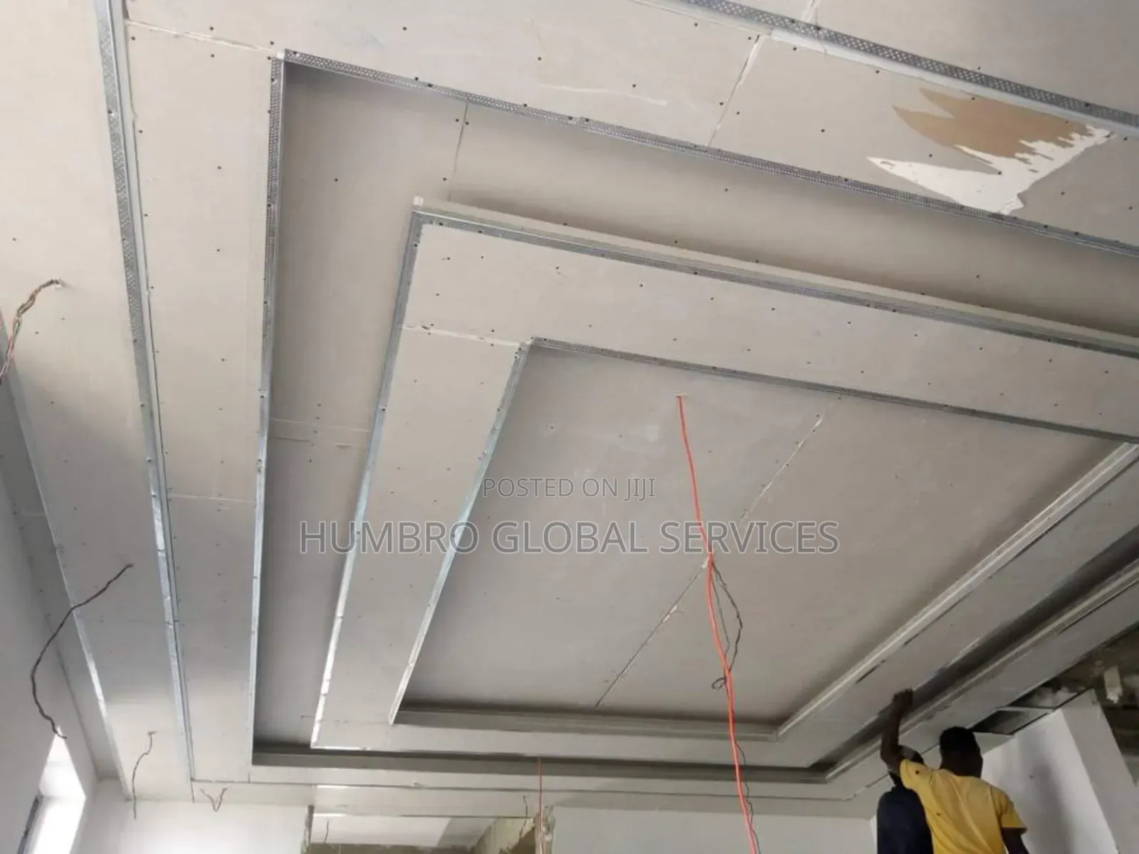 Gypsum Board Ceiling Installation