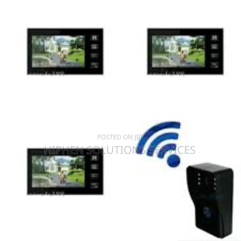 Video Door Intercom Entry System Kit Wired Video Doorbell