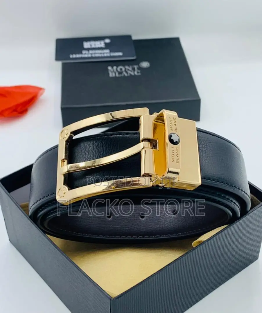 Original Mont Blanc Leather Belts