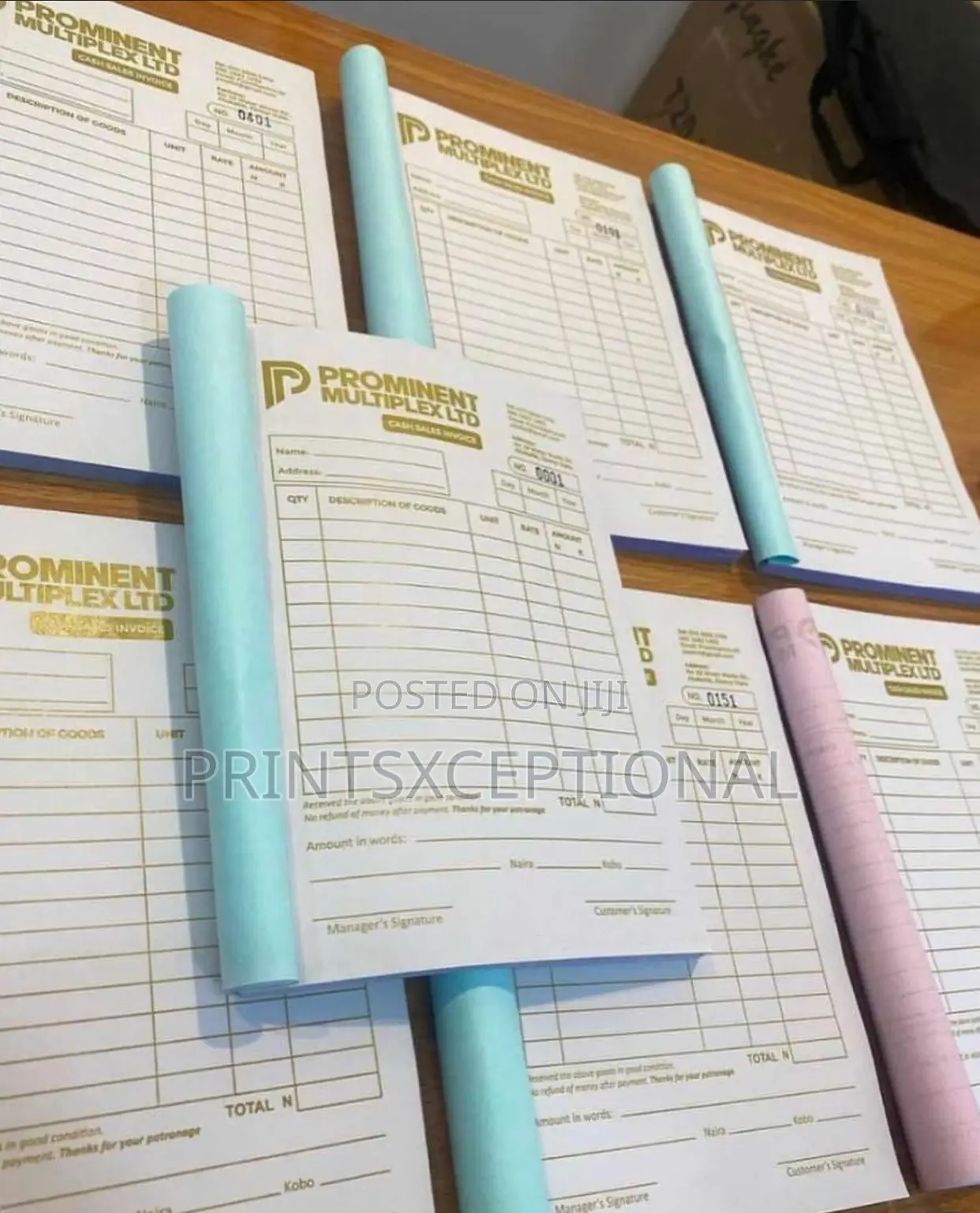 Invoice/ Receipt/ Waybill Printing