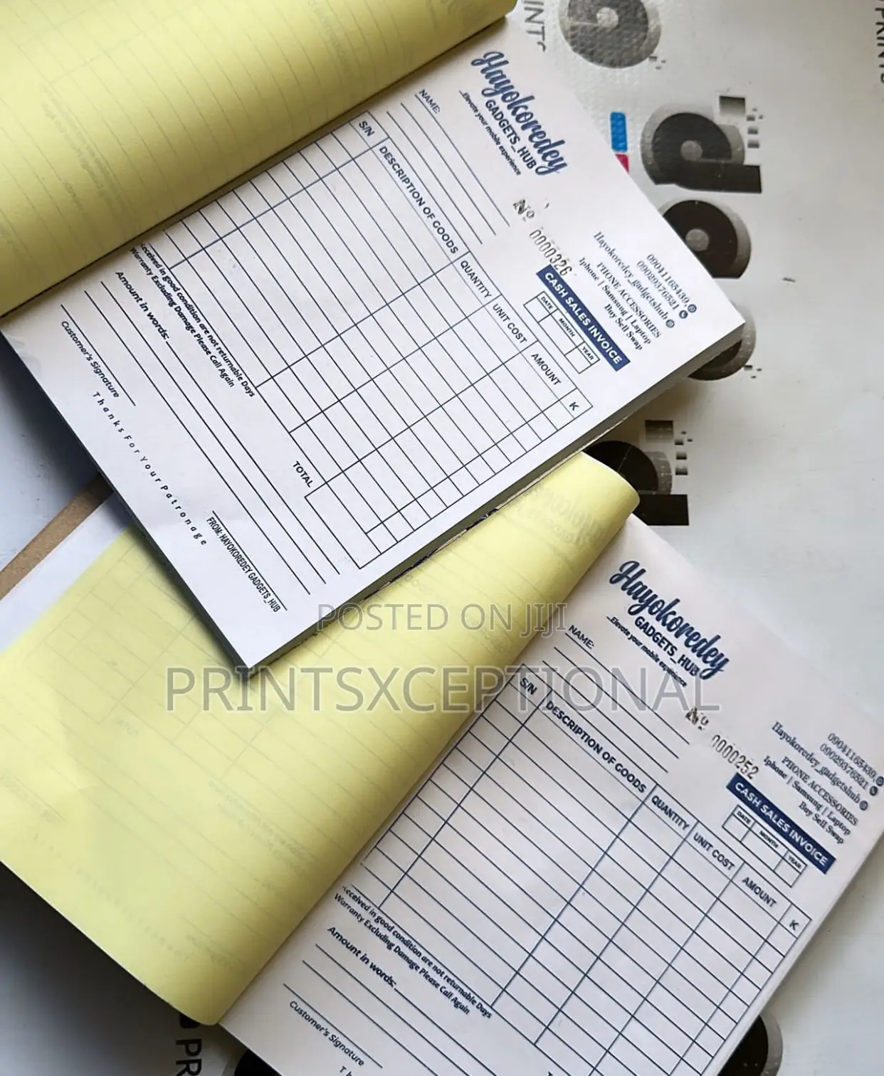 Invoice/ Receipt/ Waybill Printing