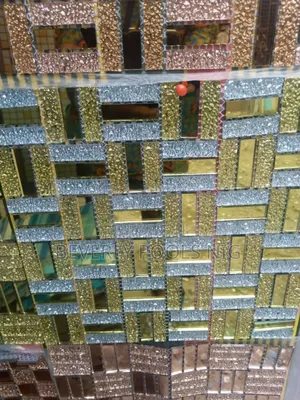 Gold Colored Spanish Mosaic Tiles