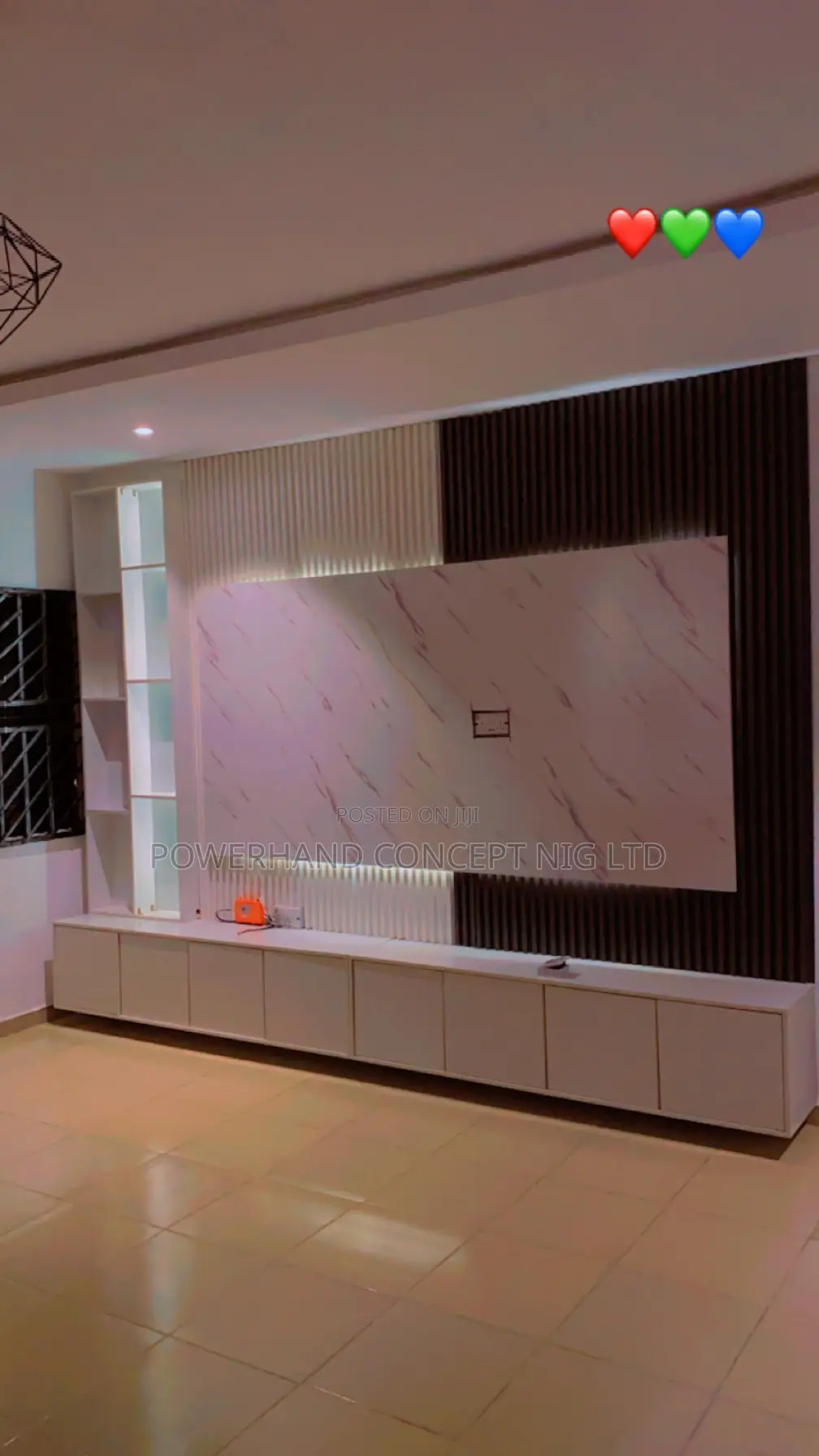 TV Console With LED Light