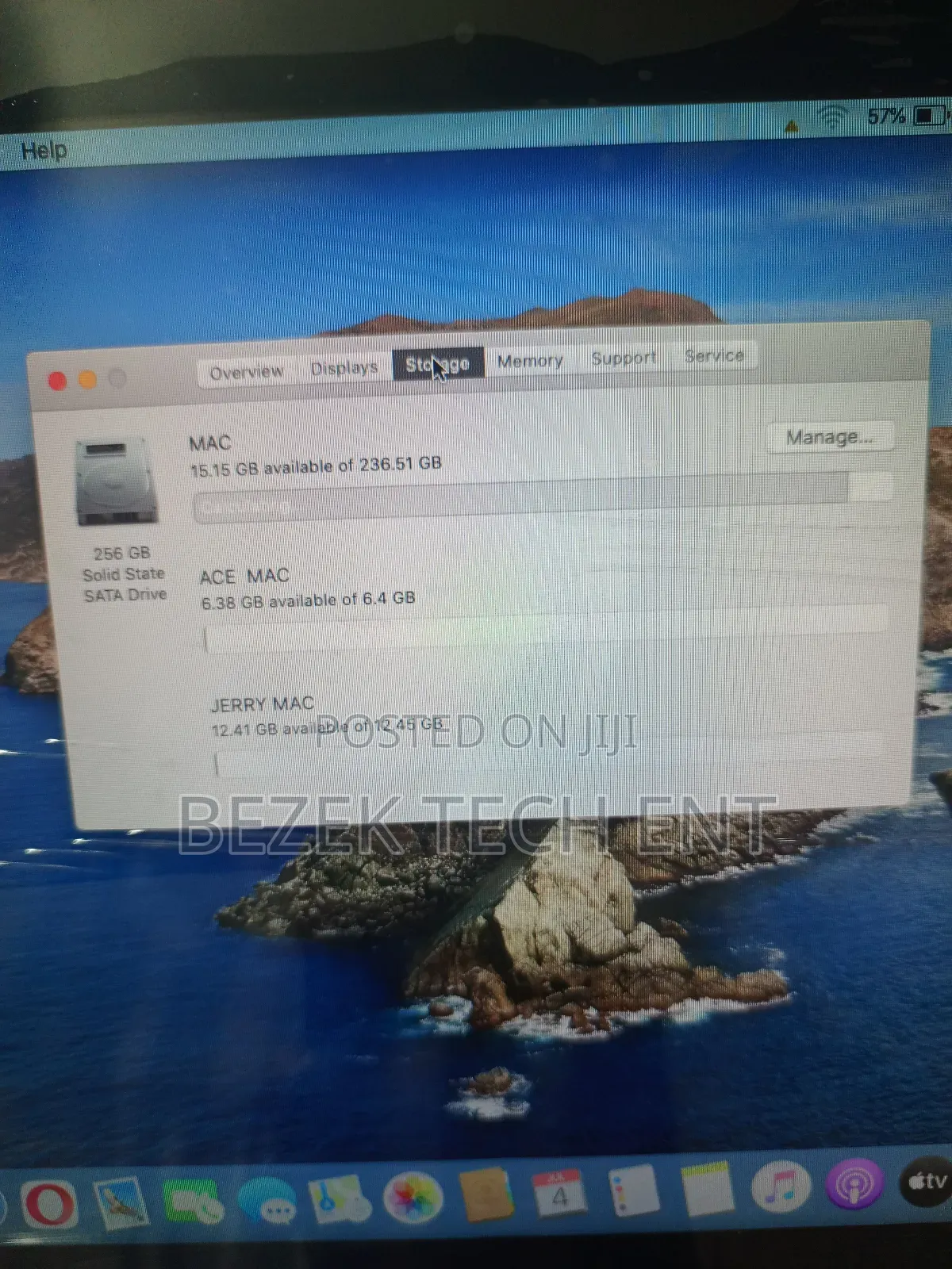 New Laptop Apple MacBook Pro 2012 8GB Intel Core I5 SSD 256GB