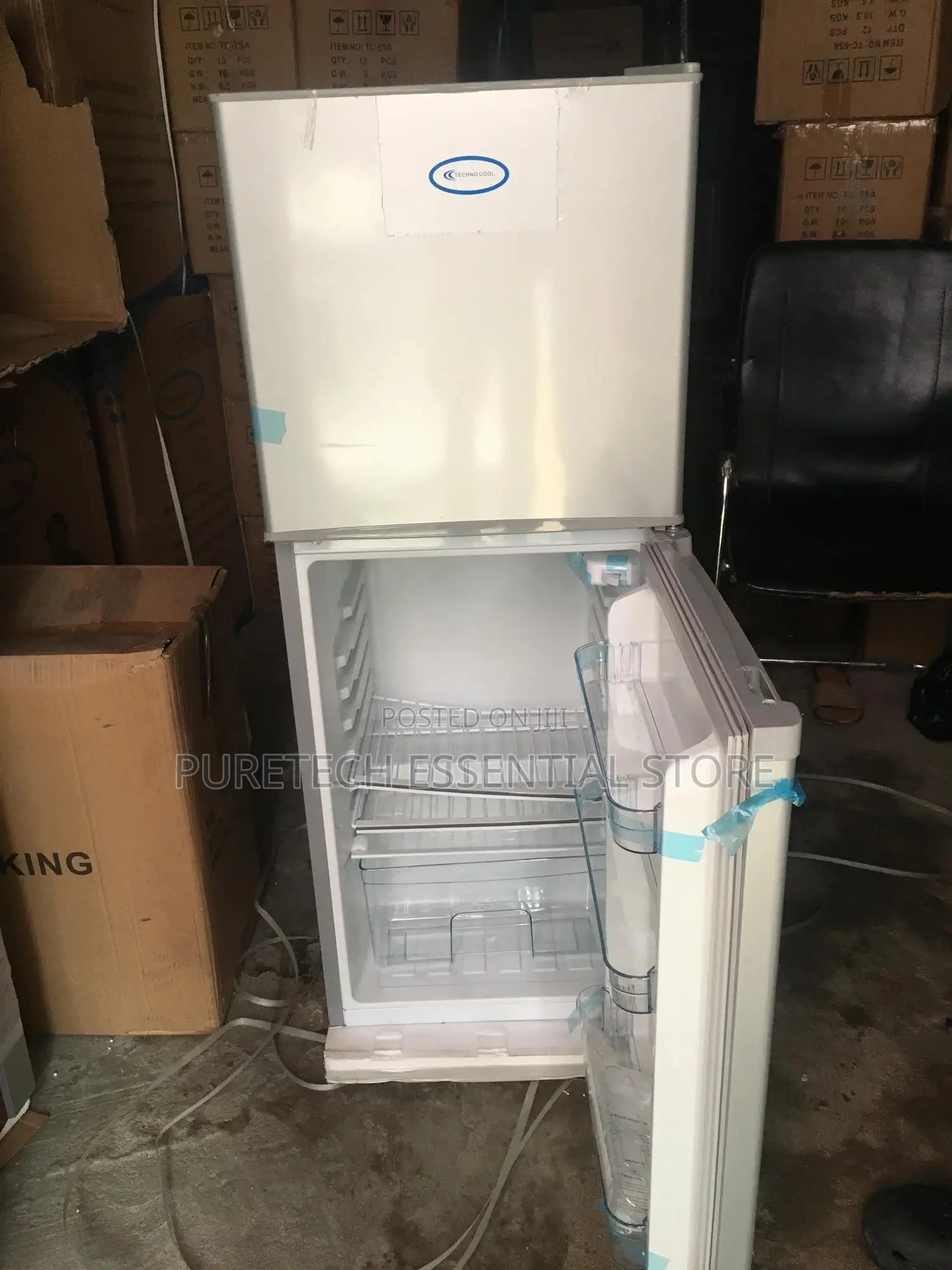 Technocool Double Door Refrigerator 125liter
