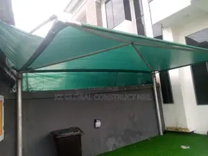 Carport for One Car With Net Coverings