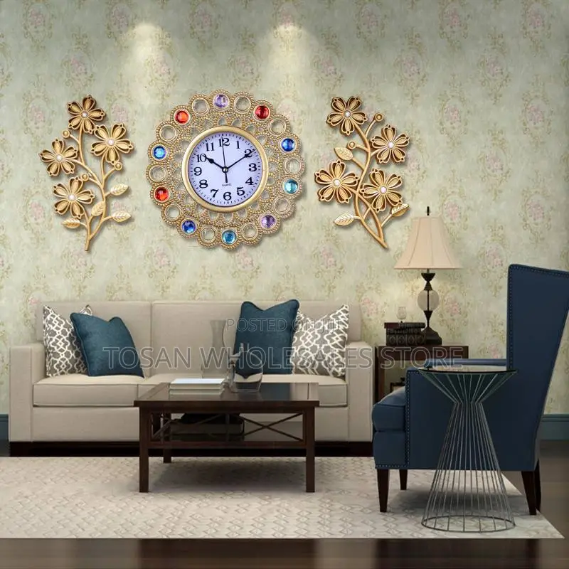 Clock Decor 3-piece Set