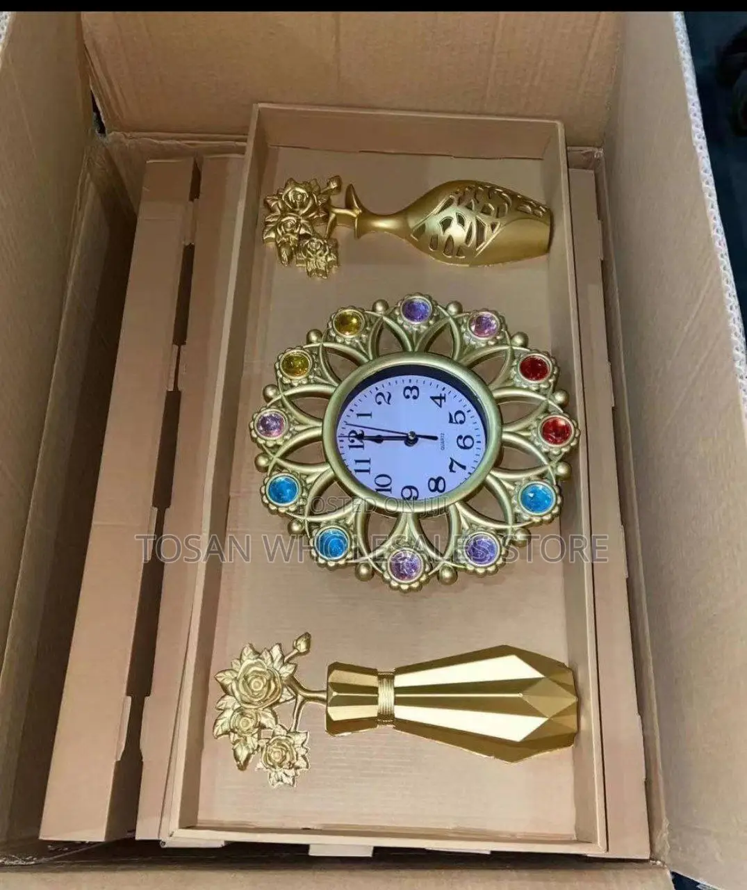 Clock Decor 3-piece Set