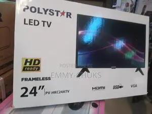 Quality 24 Inches LED TV Polystar Frameless