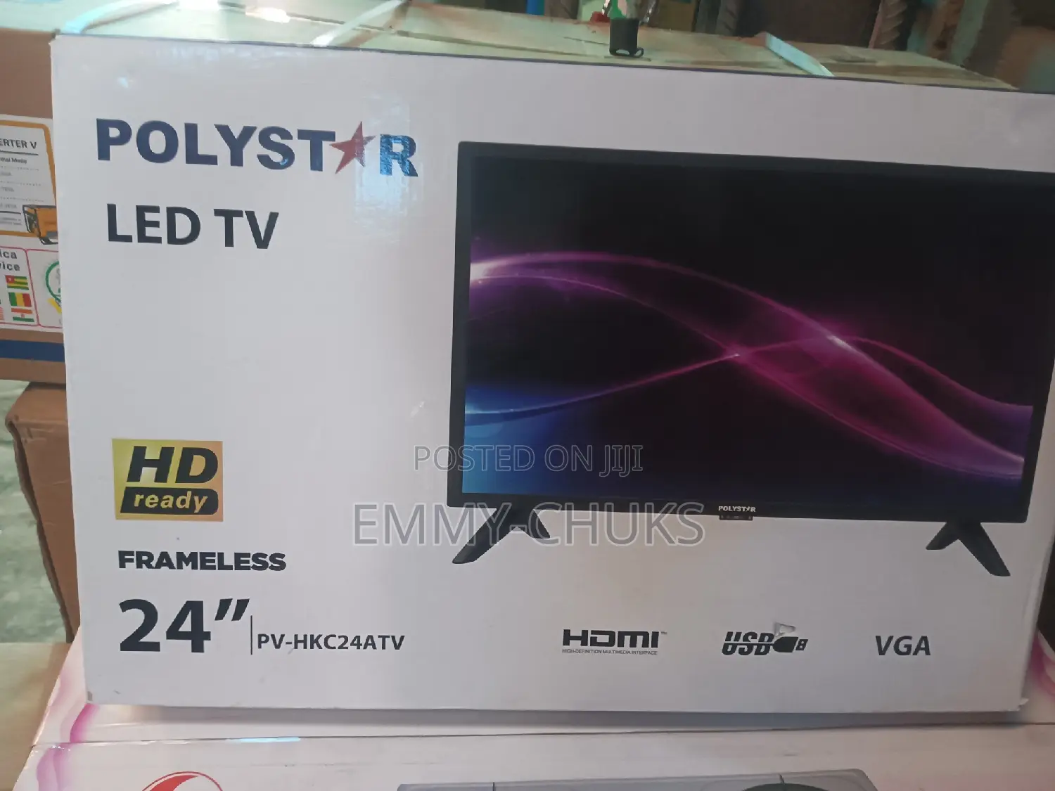 Led Tv 24" Polystar Frameless