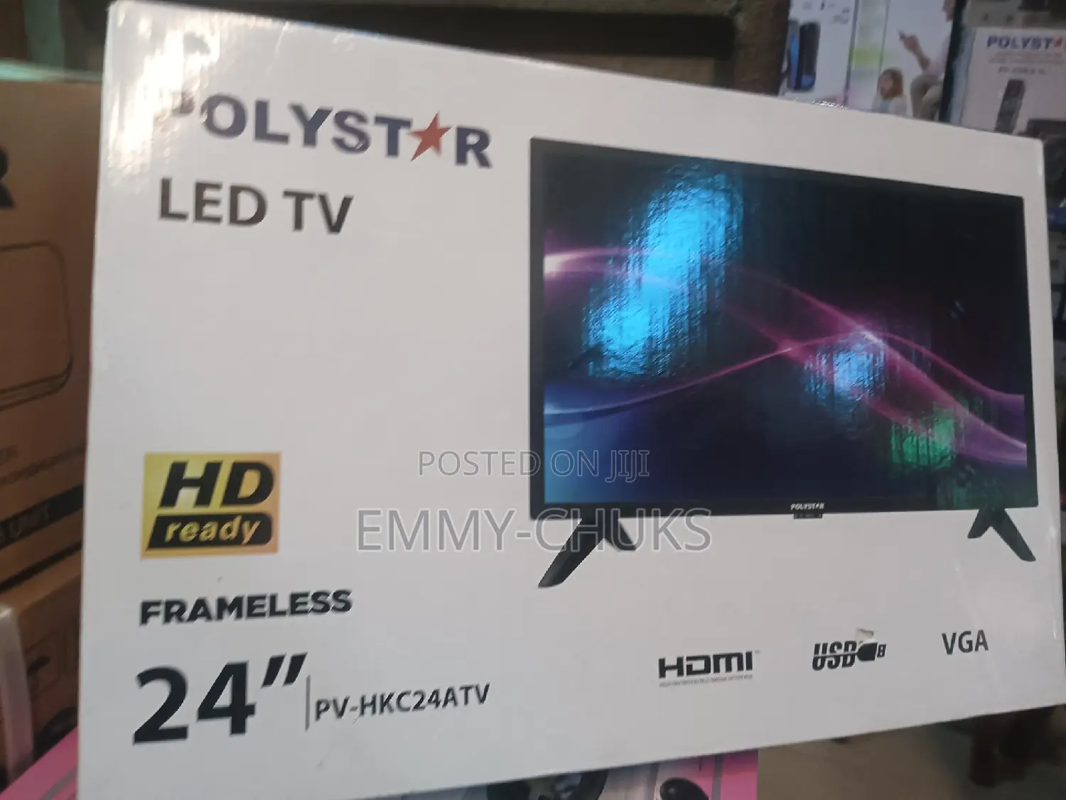 Led Tv 24" Polystar Frameless