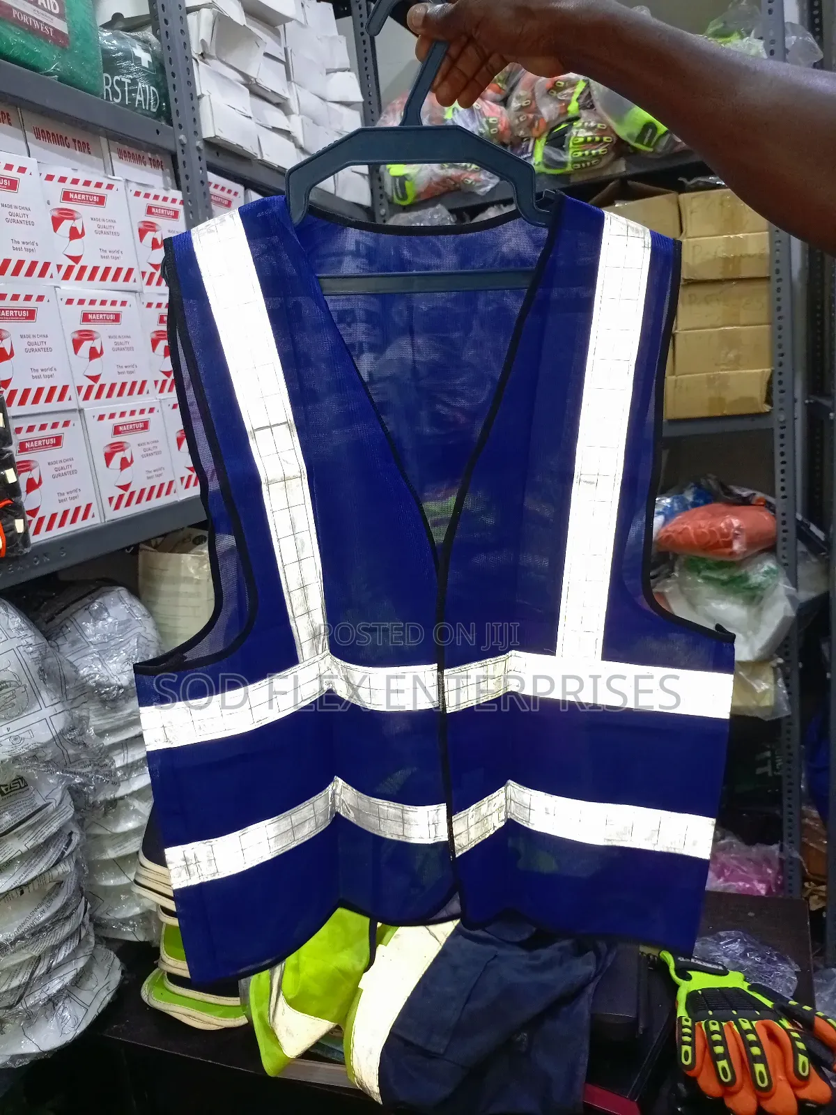 Blue Durable Reflection Jacket