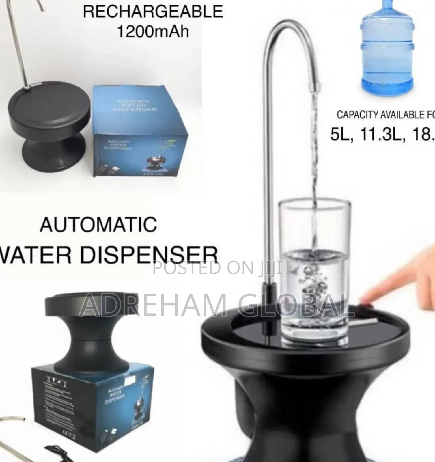 Rechargeable Automatic Water Dispenser