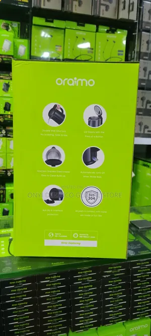 Oraimo High Quality 1.7L Big Capacity Stainless Smart Kettle