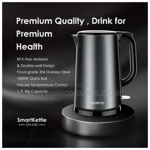 Oraimo High Quality 1.7L Big Capacity Stainless Smart Kettle