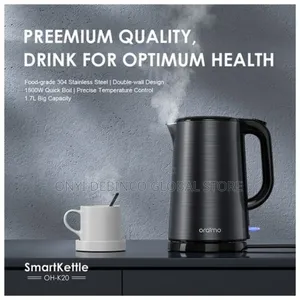 Oraimo High Quality 1.7L Big Capacity Stainless Smart Kettle