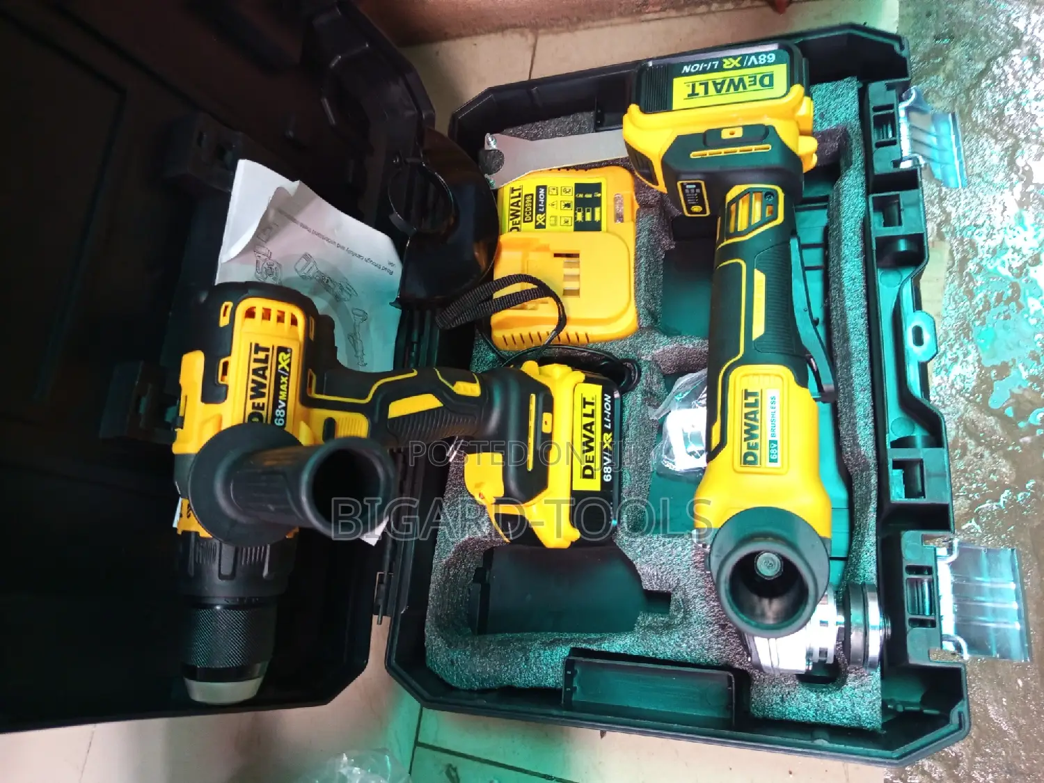 Angle Grinder With Impact Drill Machine (Rechargeable)